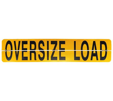 heavy duty oversize sign.